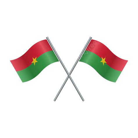 Gambar Bendera Burkina Faso, Burkina Faso, Bendera, Negara PNG dan ...