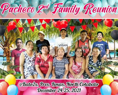 Family Reunion Celebration | Tarpaulin and Invitation Design