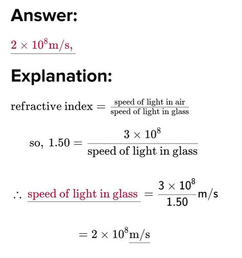 Light enters from air to glass having refractive index 1.50. what is ...