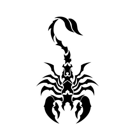 illustration vector graphic of tribal art scorpion symbol 22737551 ...