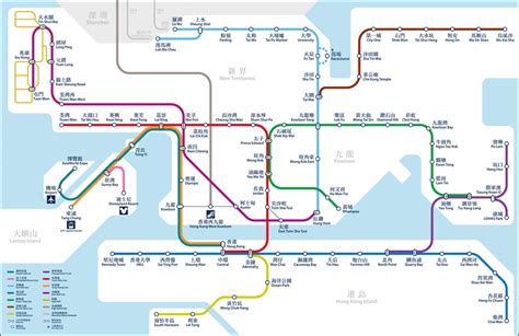 Hong Kong MTR Metro System Map | Download Scientific Diagram