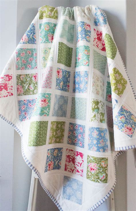 Shabby Chic Baby Quilt, Baby Quilts Handmade, Baby Girl Quilt, Toddler ...