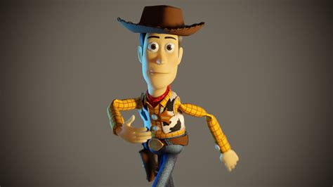 WUDY-008 Rigged Woody 3D model rigged | CGTrader