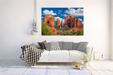 Sedona Arizona Landscape Photography Print Cathedral Rock Red - Etsy