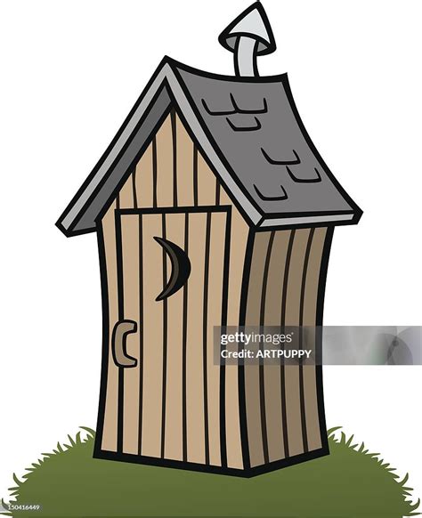 Cartoon Outhouse High-Res Vector Graphic - Getty Images