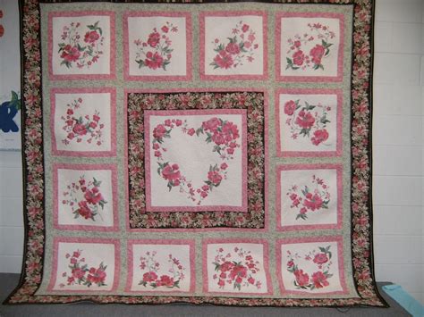 Machine Embroidered Quilt | Embroidered quilts, Machine quilting ...