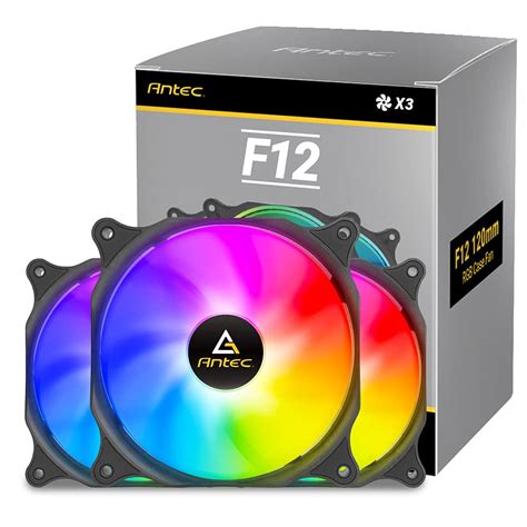 Buy Antec 120mm RGB Case fan, RGB High Performance PC Fan, 4-pin RGB ...