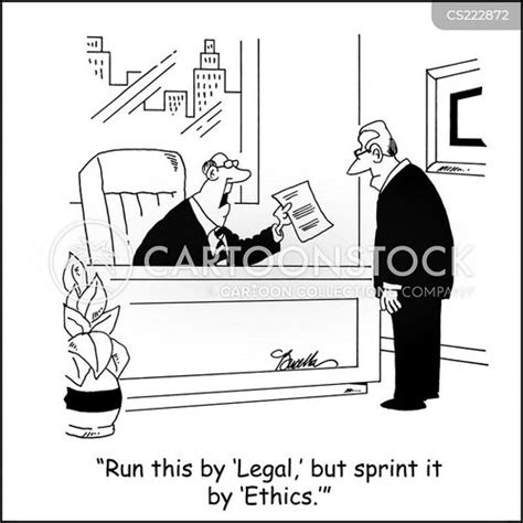 Ethics Panels Cartoons and Comics - funny pictures from CartoonStock