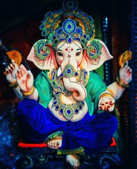 Ganapati Bappa morya 🙏 | Ganesh chaturthi images, Happy ganesh ...