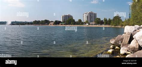 Centennial Beach on Lake Simcoe, Barrie, Ontario Province, Canada Stock ...