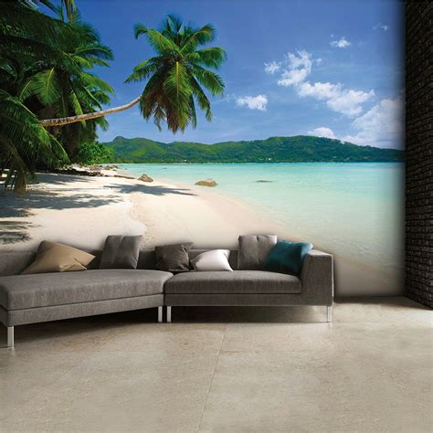 Tropical Palm Beach Wall Mural | 315cm x 232cm