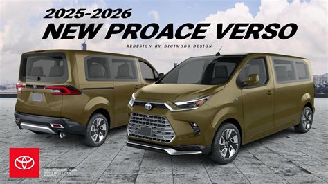 All New Toyota Proace Verso 2025 2026 Redesign Digimods Design - Latest ...