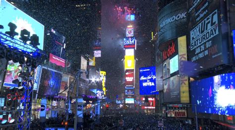 Times Square New Year's Eve... on Livestream