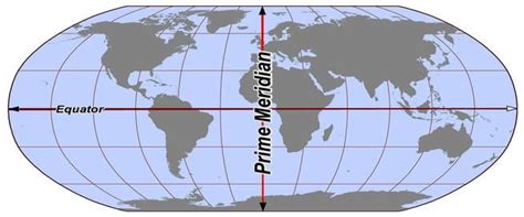 「Prime Meridian.」本初子午線 | Prime meridian, Free printable world map ...