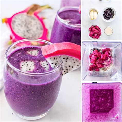 Dragon Fruit Smoothie | Easy Breakfast | VegKitchen