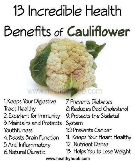 13 Incredible Health Benefits of Cauliflower! Cauliflower is a popular ...