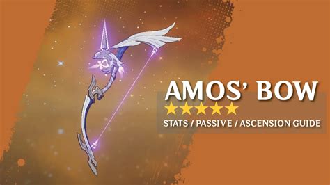 Amos Bow: Stats, Skills, Best Characters to Use With in Genshin Impact ...