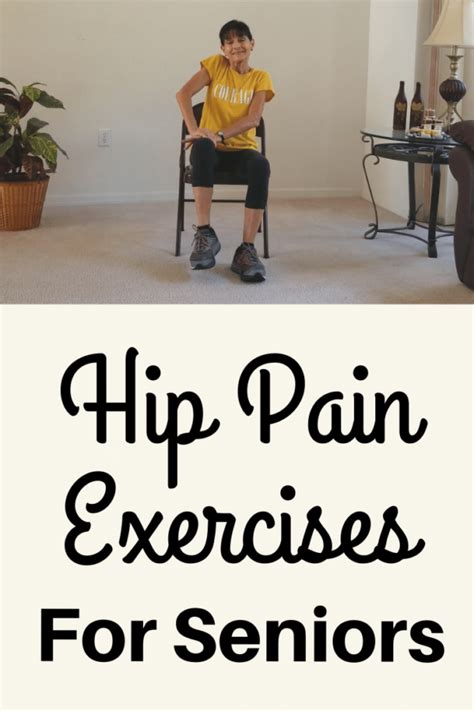 15 Minute Hip Pain Exercises for Seniors - Fitness With Cindy