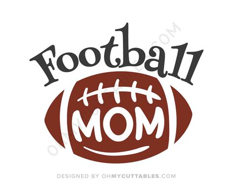 Football Mom SVG Free • OhMyCuttables