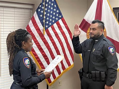 Chief Stanley swears-in... - The Lauderhill Police Department