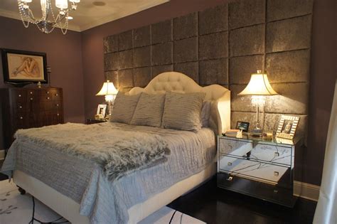 Wall of upholstered panels - Traditional - Bedroom - Chicago - by Heady ...