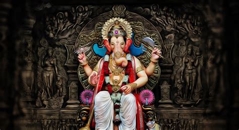 Ganesha, Lord Ganesha wallpaper #Artistic #Drawings #1080P #wallpaper # ...