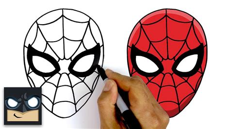 Easy Face Easy Spider Man Drawing Explore collection of spider man ...