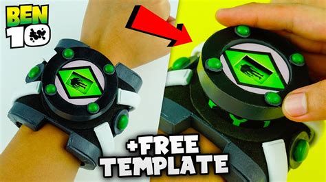 13+Simple Omnitrix Papercraft Template - Shearartt