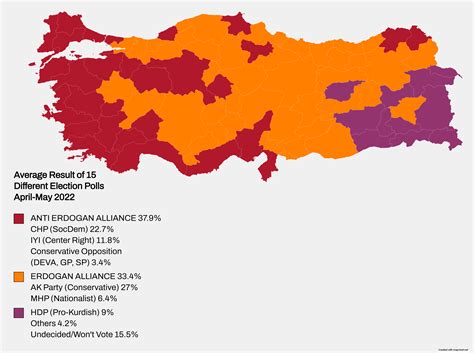 2023 Turkish Parliamentary Election Map Simulation : r/democracy