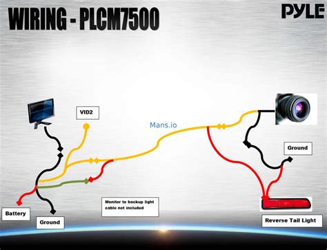 Pyle Plcm7500 Wiring Diagram 5D3