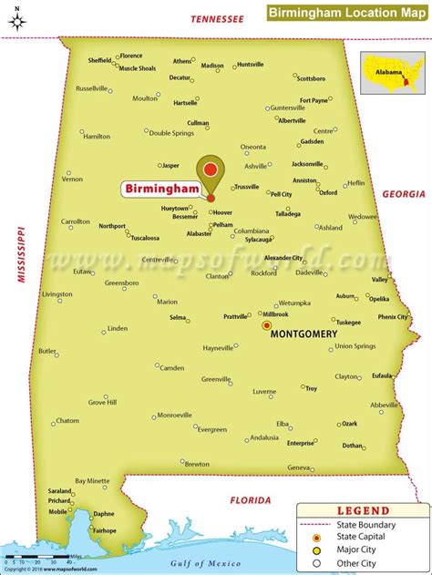 Map Of Birmingham Alabama And Surrounding Cities - Cities And Towns Map