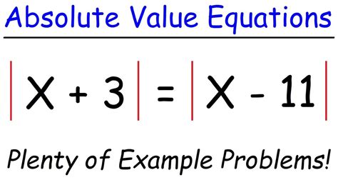 how to solve absolute value equations calculator