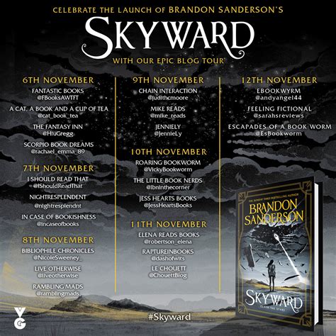 Blog Tour / Review: Skyward by Brandon Sanderson - Escapades of a Bookworm