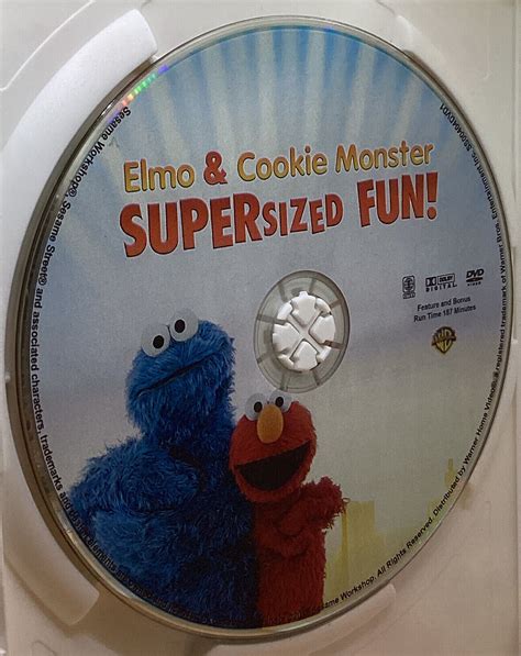 Sesame Street: Elmo and Cookie Monster Supersized Fun DVD **Buy 2 Get 1 ...