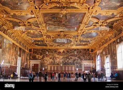 Palazzo Ducale Venezia interni Italia TV000309 Foto stock - Alamy