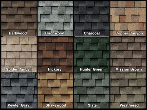 GAF Timberline shingle colors | Timberline shingles, Gaf timberline ...