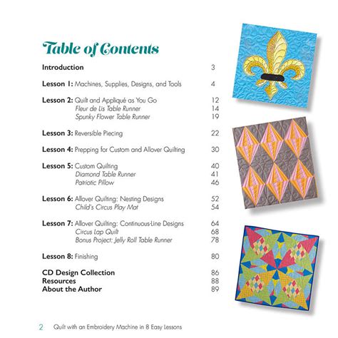 Quilt with an Embroidery Machine in 8 Easy Lessons - Designs in Machine ...