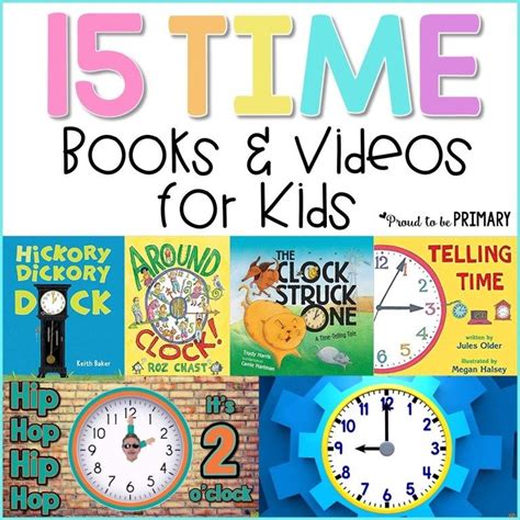 Teach Telling Time Like a Boss: 15 Books and Videos for Kids | Telling ...