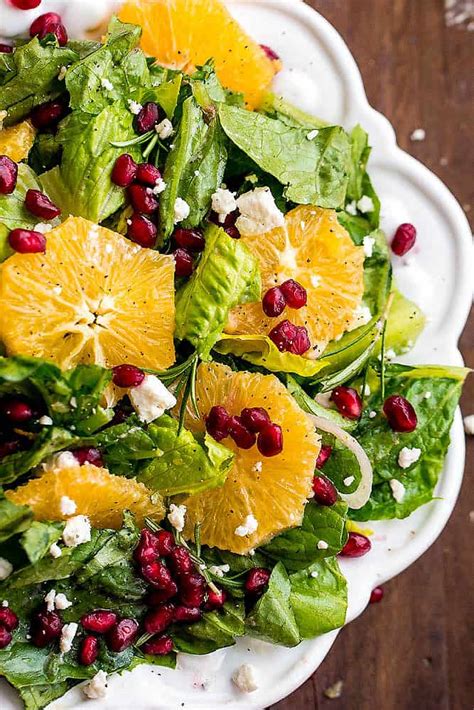 Orange Pomegranate Salad with a Zesty Orange Buttermilk Dressing | The ...