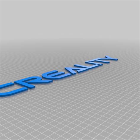 Download free STL file Creality Logo Embossed • Object to 3D print ・ Cults