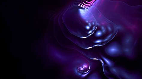 Dark Purple Bubbles 4K HD Abstract Wallpapers | HD Wallpapers | ID #39432