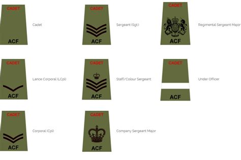 Ranks/Insignia - Cadets United