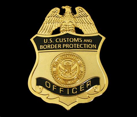 US CBP Officer Customs and Border Protection Badge Solid Copper Replic ...