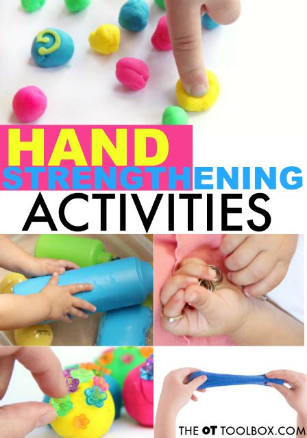 Hand Strengthening Exercises for Kids - The OT Toolbox