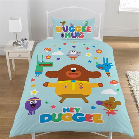 Hey Duggee – Hello Squirrels – Single Duvet Cover Set – Reversible ...