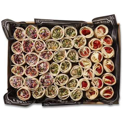 Vegetarian Wrap Platter - 320194 Mission Wraps Original 8pk 253433 ...