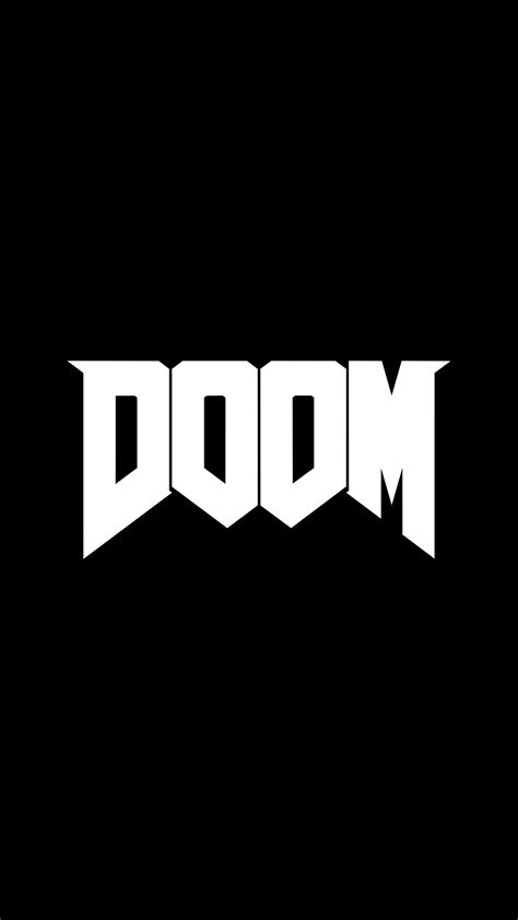 Doom 2016 logo - Fulfilled Request [2160x3840] : Amoledbackgrounds