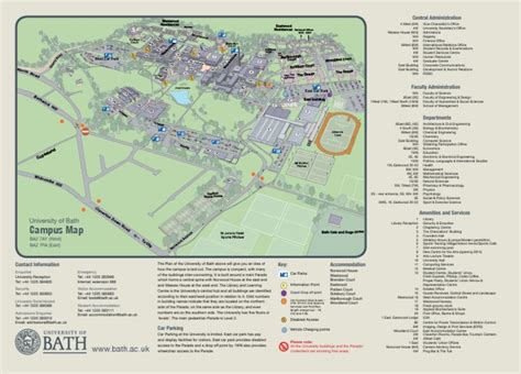 Campus Map - Bath University | Science And Technology | Technology