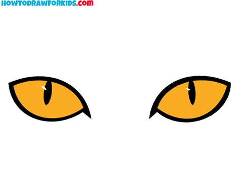 How to Draw Cat Eyes Easy - Easy Drawing Tutorial For Kids