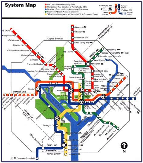 Printable Washington Dc Metro Map – Printable Map of The United States